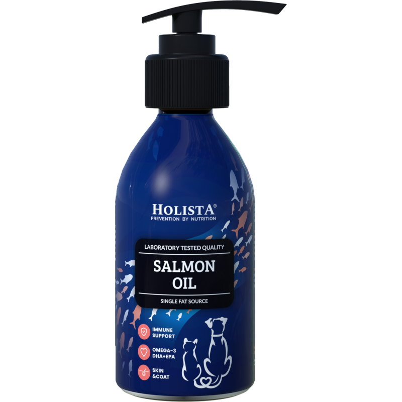 Olej omega 3 z łososia dla psów i kotów