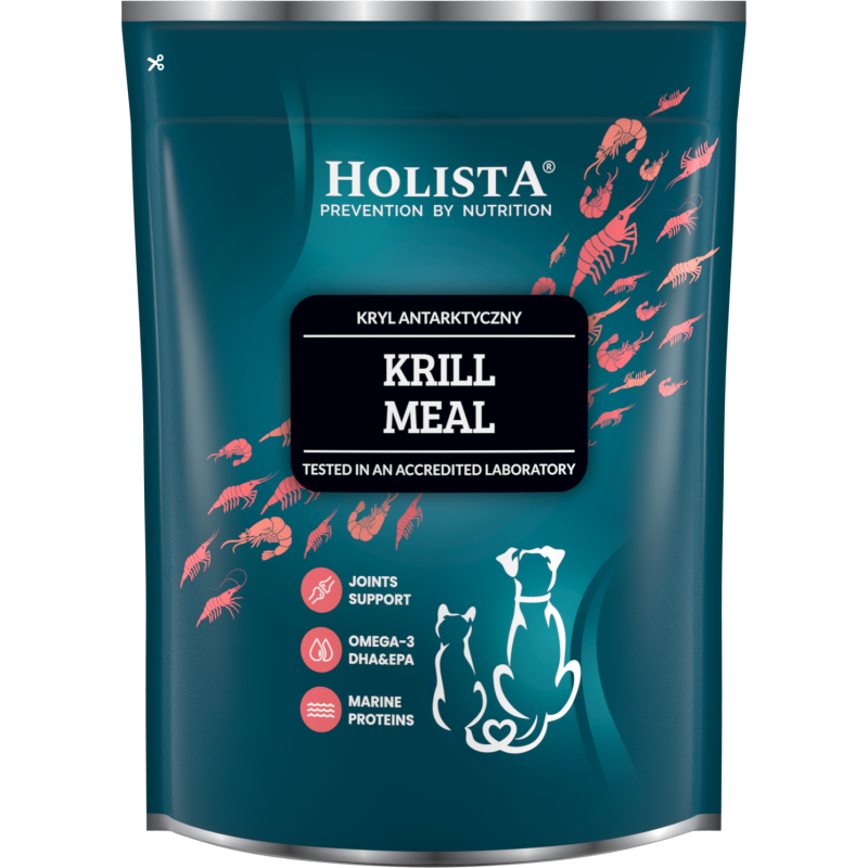 Mączka z kryla dla psów i kotów