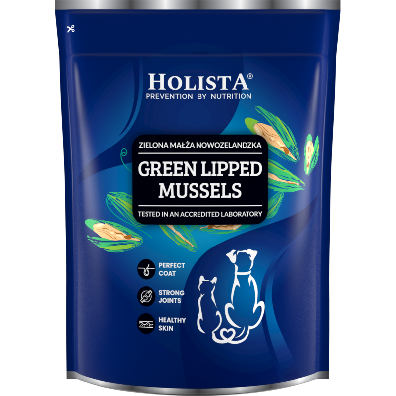 Mączka z małży nowozelandzkich dla psa i kota