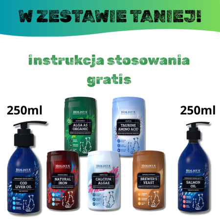 Zestaw suplementów do diety gotowanej