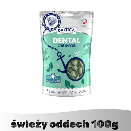 Przysmaki Dental dla psa z algą i miętą 100g