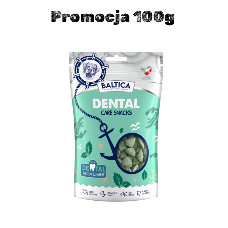 Przysmaki Dental dla psa z algą i miętą 100g