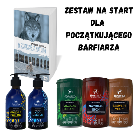 Zestaw suplementów BARF z książką W zgodzie z naturą